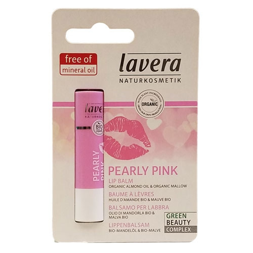 Lavera Organic Lip Balm Beauty and Care - Pearly Pink